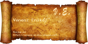 Venesz Enikő névjegykártya